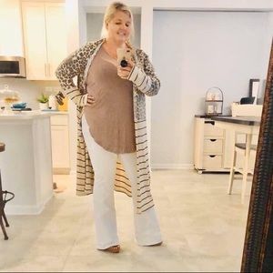 Judy Blue White Flare Jeans